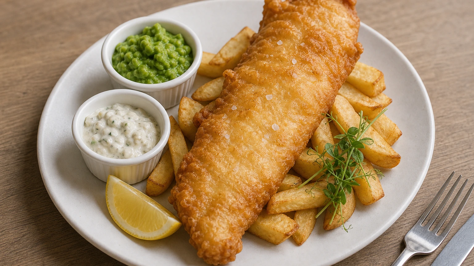 Paramount Cafe demo visual: fish-and-chips